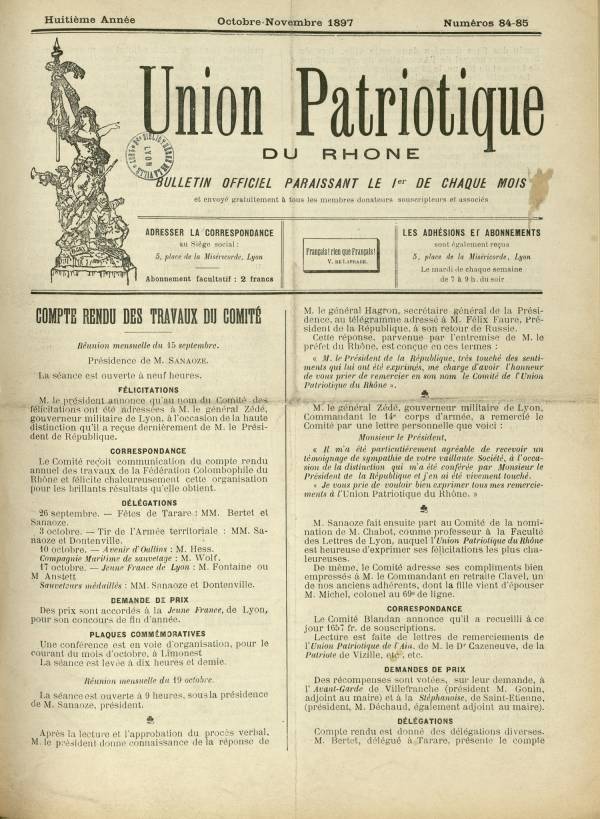 
						Affichage en mode lecture de la page
					