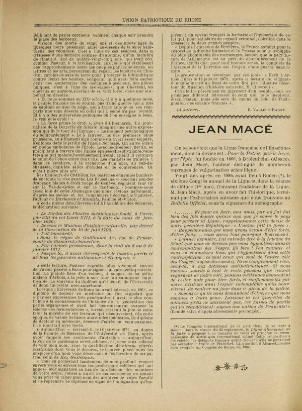 
						Affichage en mode lecture de la page
					