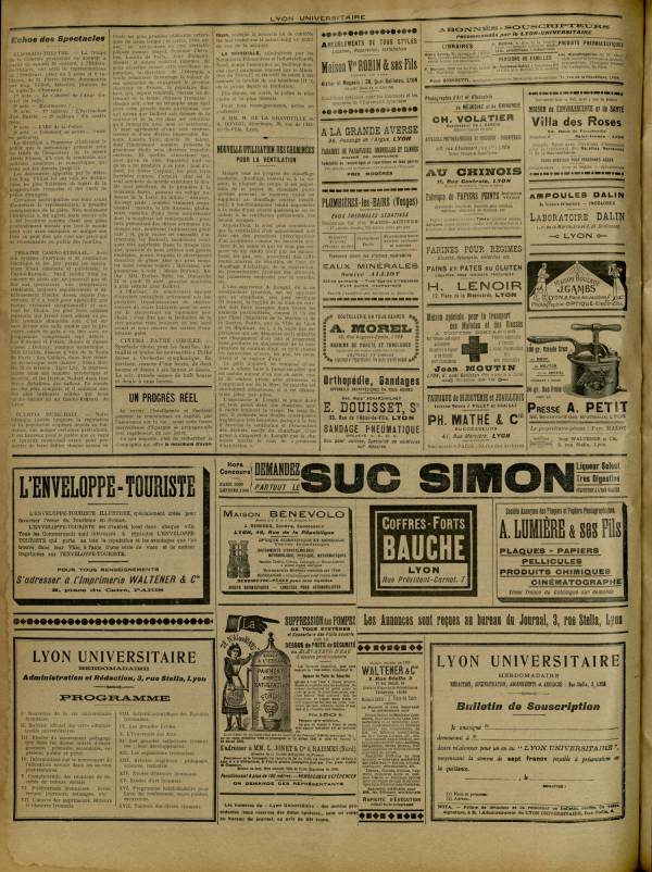 
						Affichage en mode lecture de la page
					