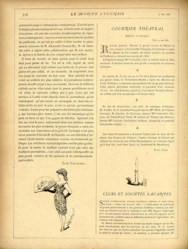 
						Affichage en mode lecture de la page
					