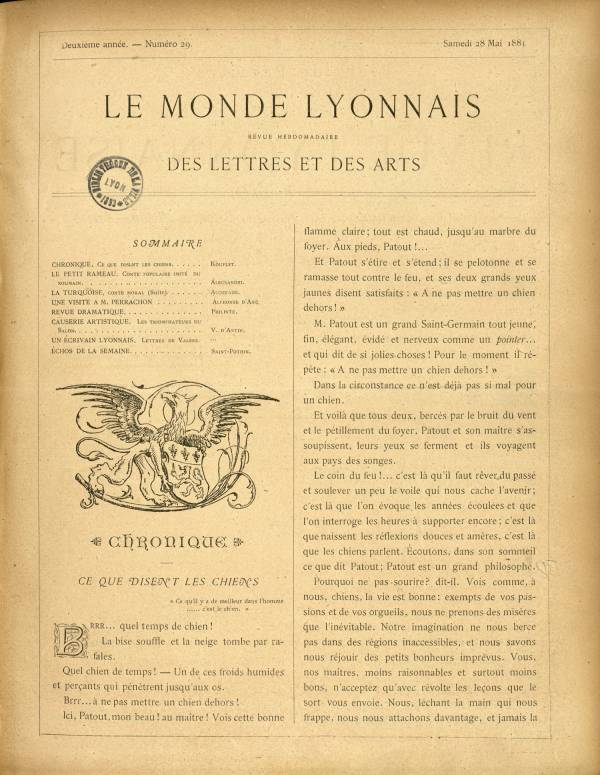 
						Affichage en mode lecture de la page
					
