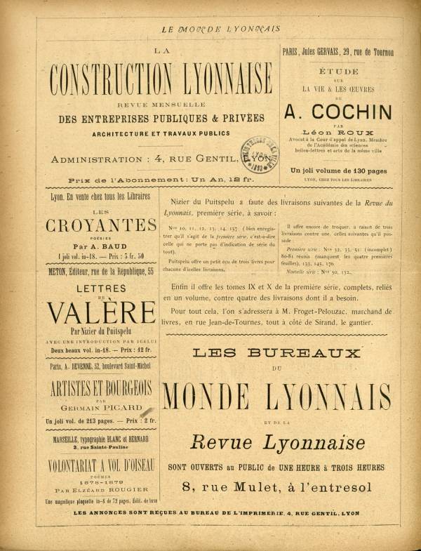 
						Affichage en mode lecture de la page
					