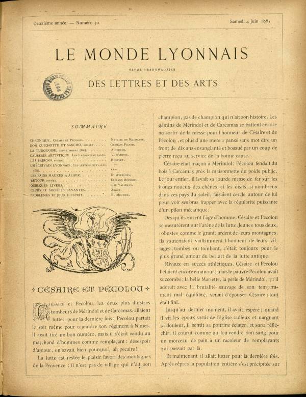 
						Affichage en mode lecture de la page
					