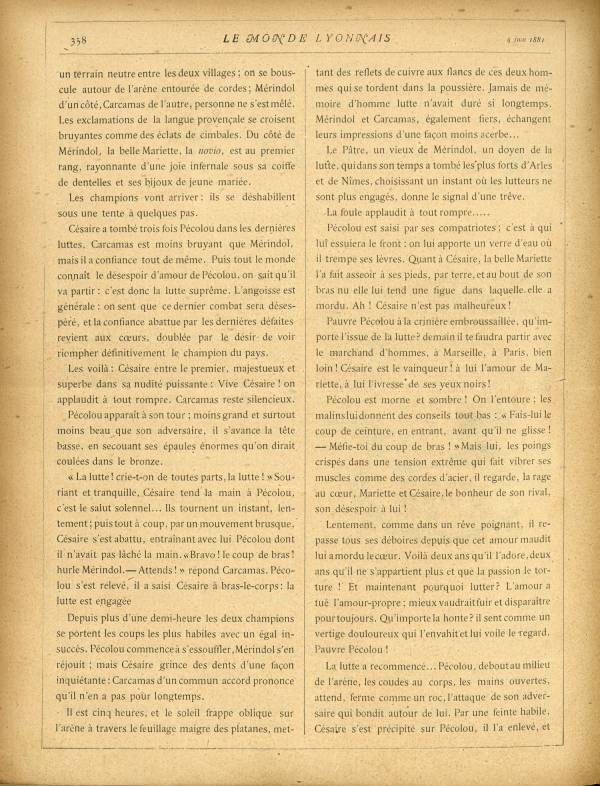 
						Affichage en mode lecture de la page
					