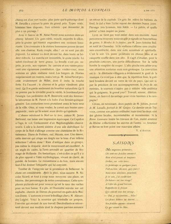 
						Affichage en mode lecture de la page
					