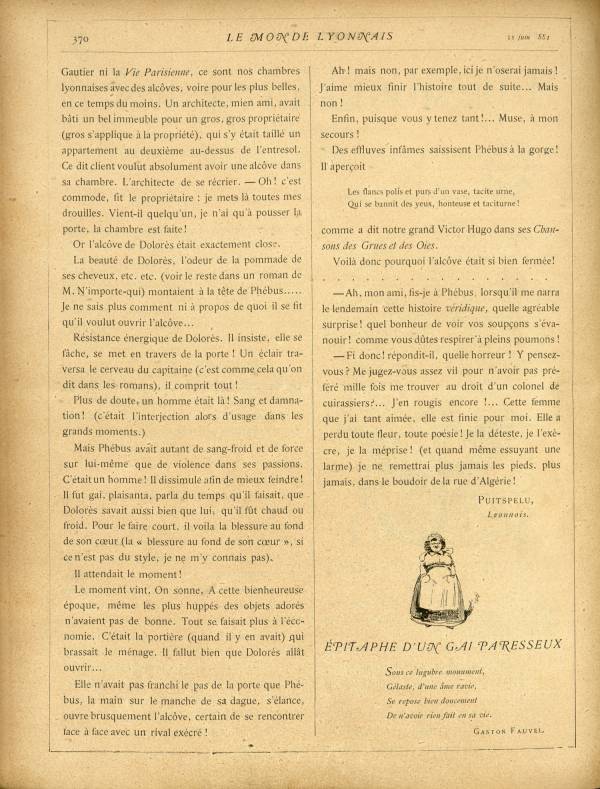 
						Affichage en mode lecture de la page
					