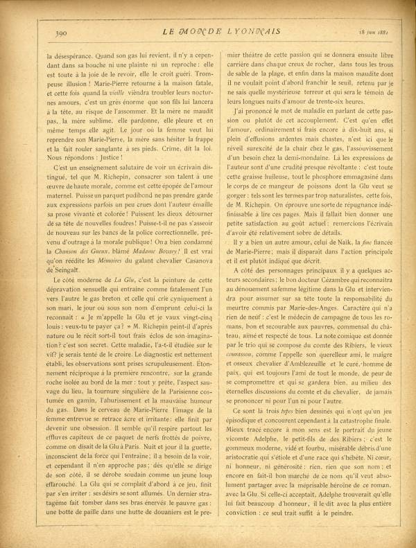 
						Affichage en mode lecture de la page
					