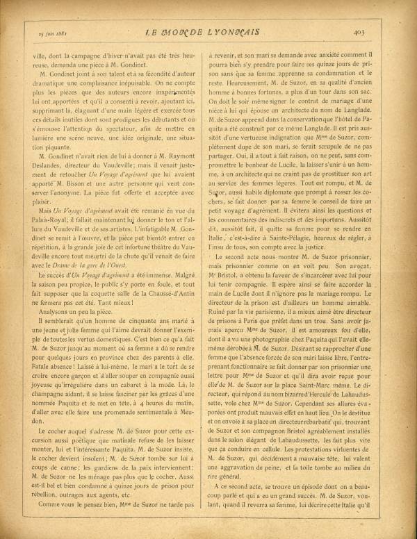 
						Affichage en mode lecture de la page
					