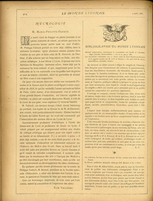 
						Affichage en mode lecture de la page
					