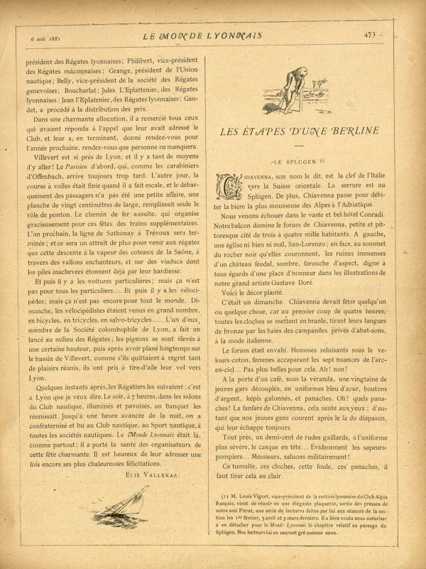 
						Affichage en mode lecture de la page
					
