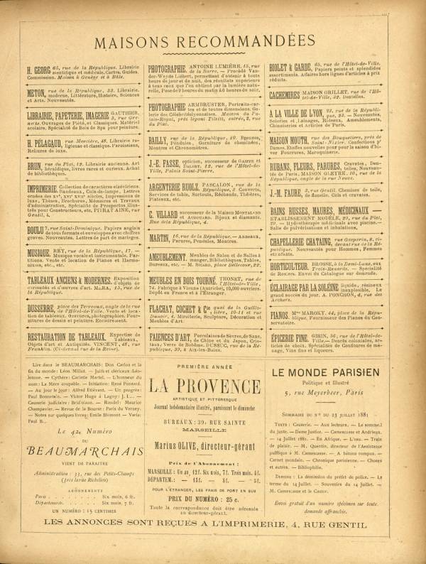 
						Affichage en mode lecture de la page
					