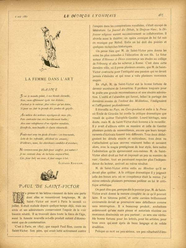 
						Affichage en mode lecture de la page
					