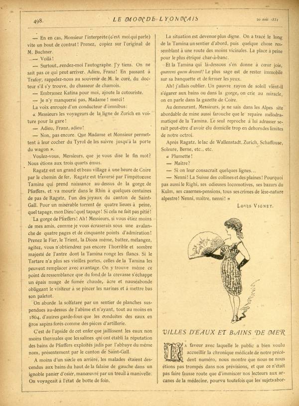 
						Affichage en mode lecture de la page
					