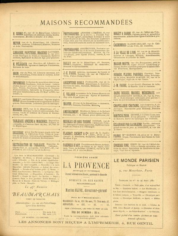 
						Affichage en mode lecture de la page
					