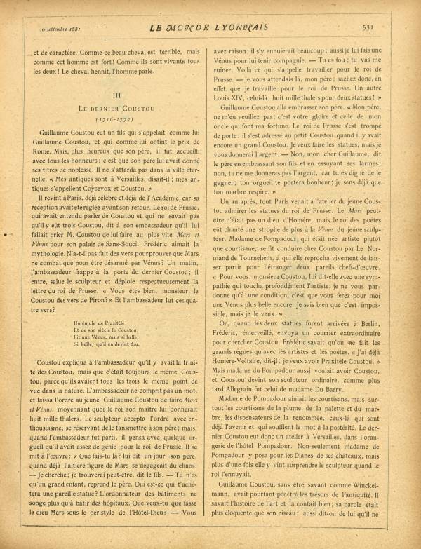
						Affichage en mode lecture de la page
					
