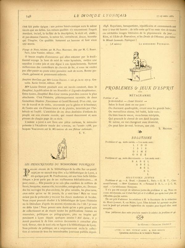 
						Affichage en mode lecture de la page
					