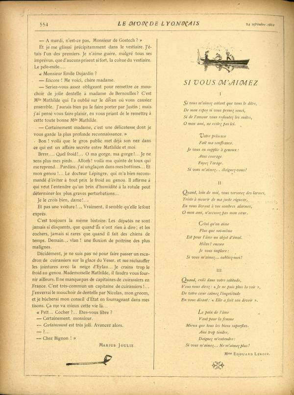 
						Affichage en mode lecture de la page
					