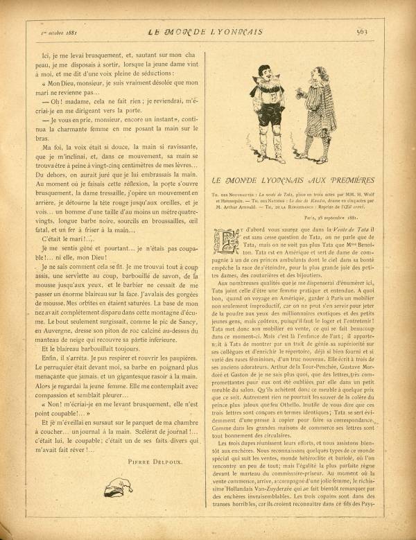 
						Affichage en mode lecture de la page
					