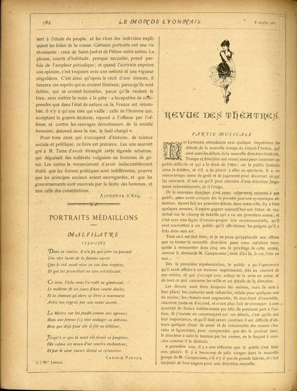 
						Affichage en mode lecture de la page
					