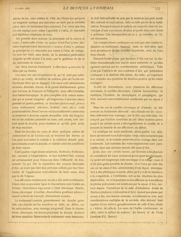 
						Affichage en mode lecture de la page
					