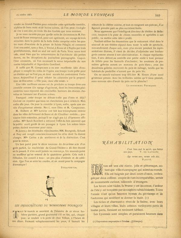 
						Affichage en mode lecture de la page
					