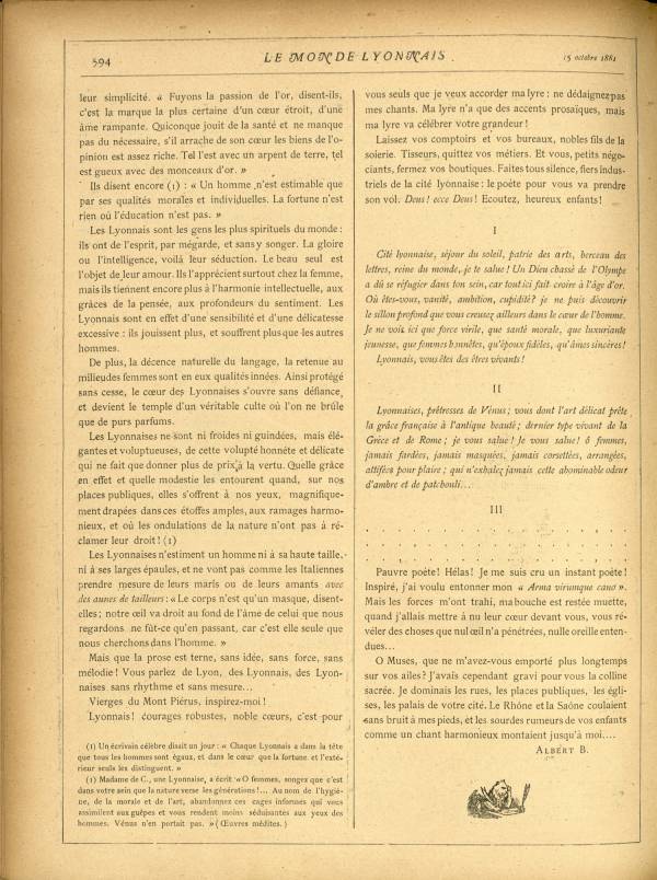 
						Affichage en mode lecture de la page
					