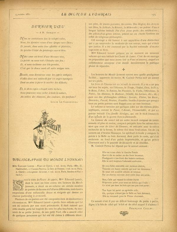 
						Affichage en mode lecture de la page
					