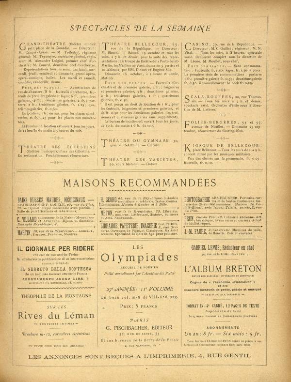 
						Affichage en mode lecture de la page
					