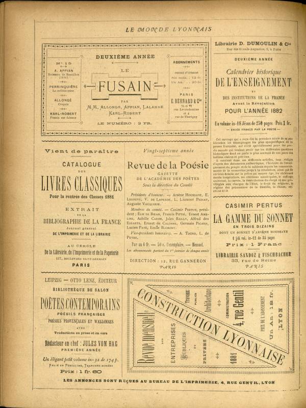 
						Affichage en mode lecture de la page
					