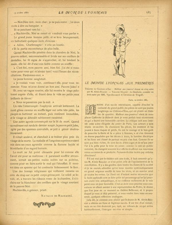 
						Affichage en mode lecture de la page
					