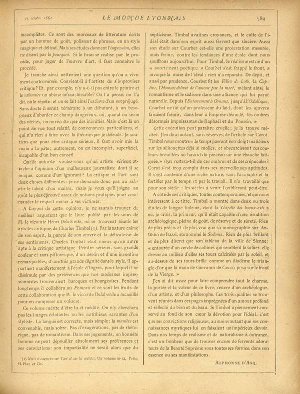 
						Affichage en mode lecture de la page
					