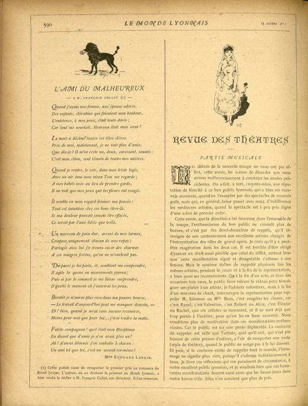 
						Affichage en mode lecture de la page
					