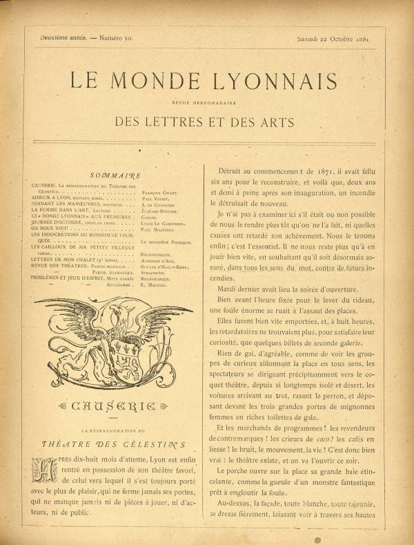 
						Affichage en mode lecture de la page
					