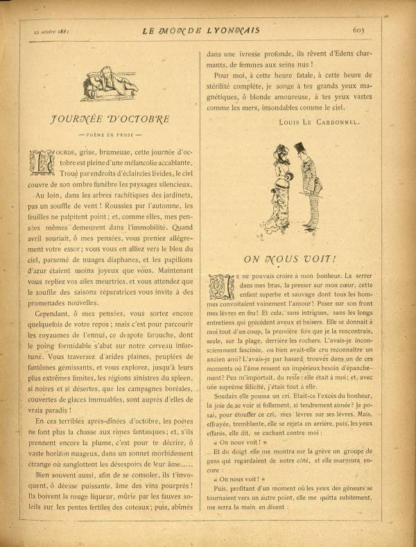 
						Affichage en mode lecture de la page
					
