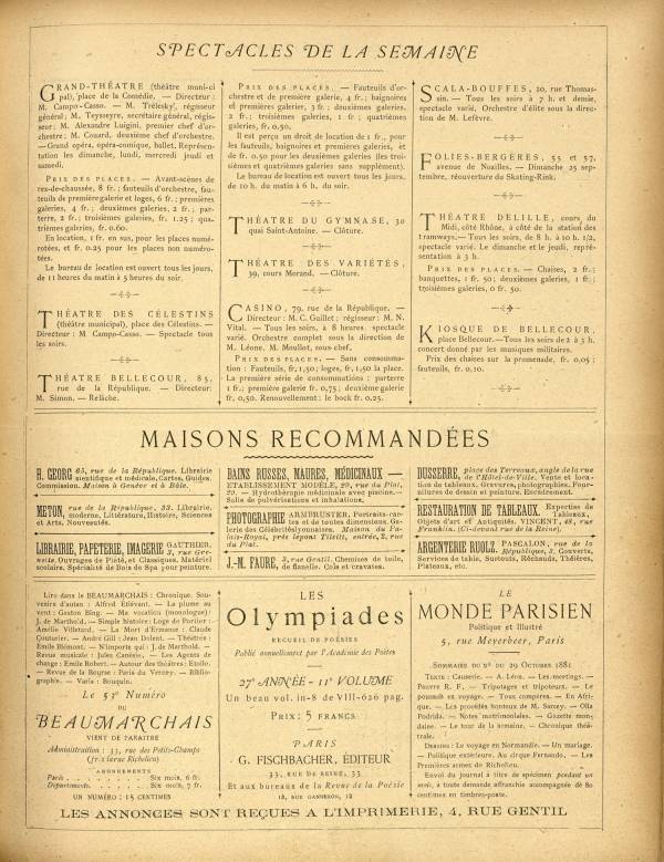 
						Affichage en mode lecture de la page
					