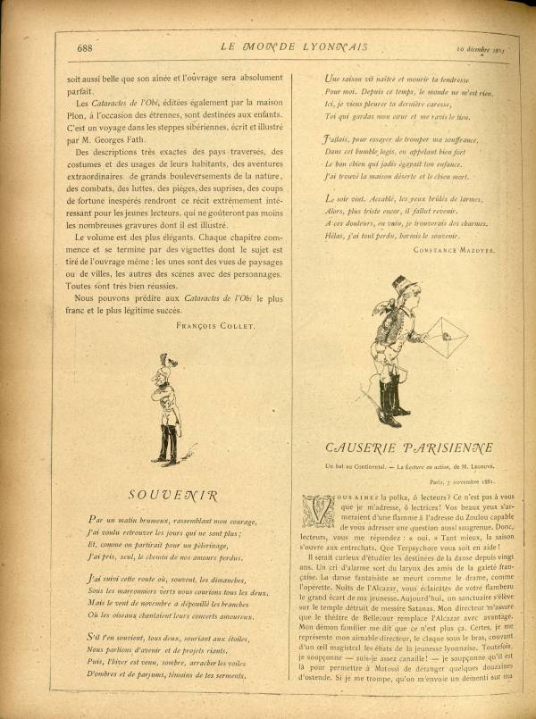 
						Affichage en mode lecture de la page
					