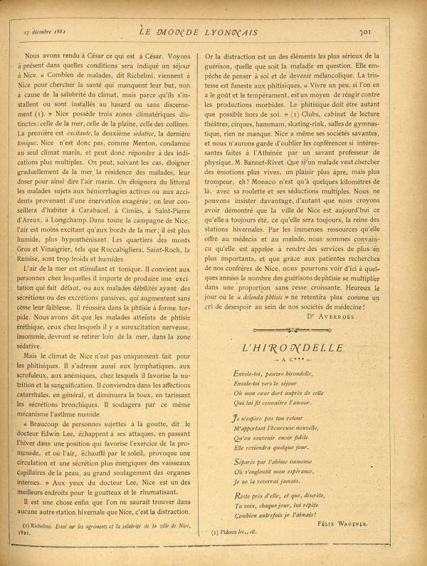 
						Affichage en mode lecture de la page
					