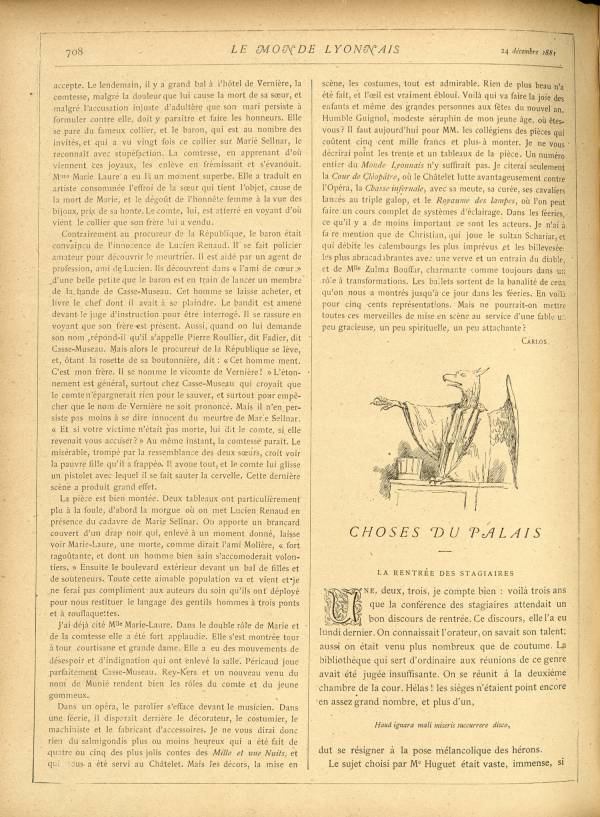 
						Affichage en mode lecture de la page
					