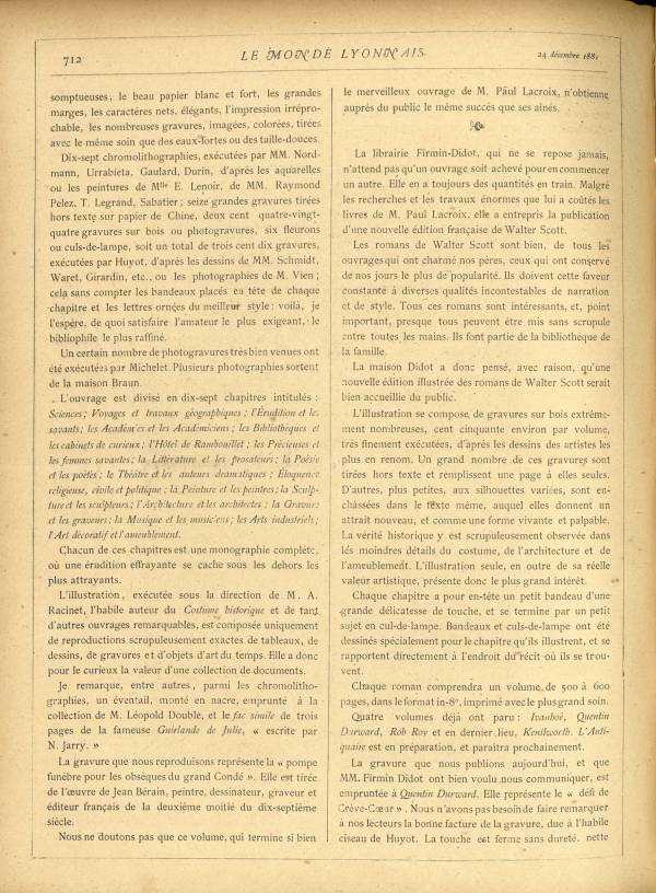 
						Affichage en mode lecture de la page
					