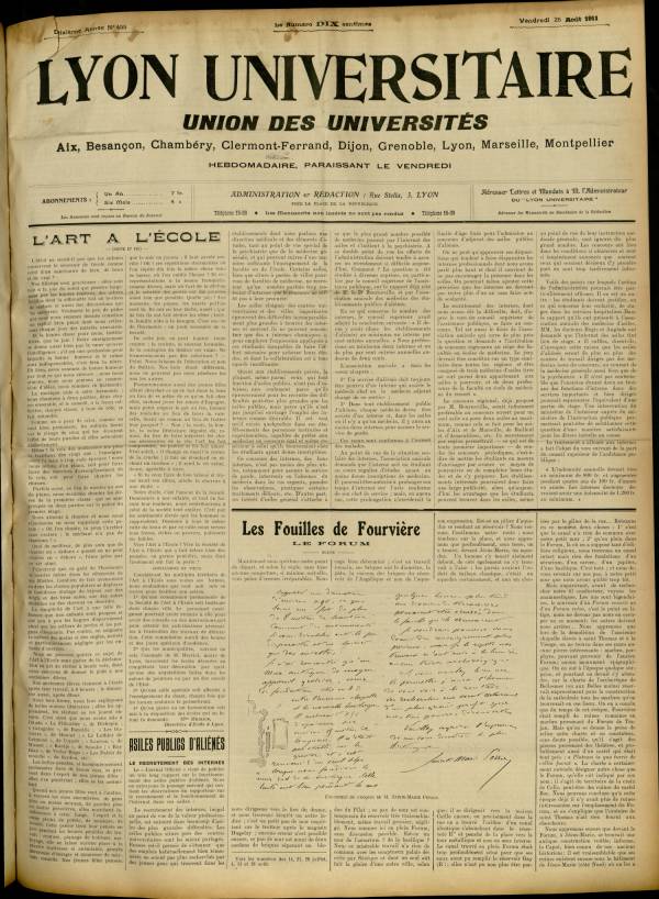 
						Affichage en mode lecture de la page
					