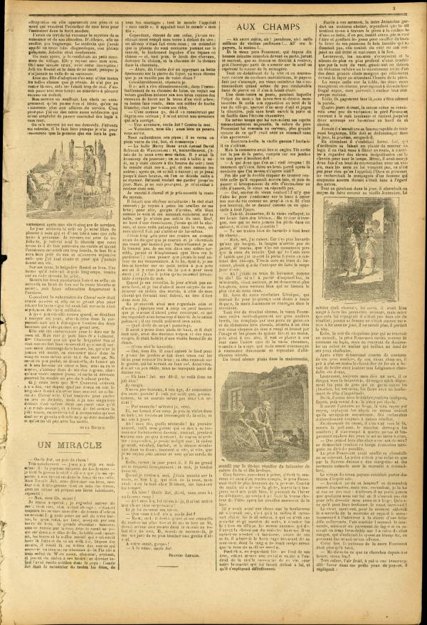 
						Affichage en mode lecture de la page
					