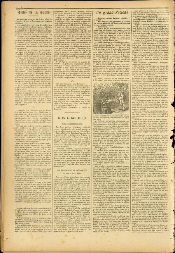 
						Affichage en mode lecture de la page
					