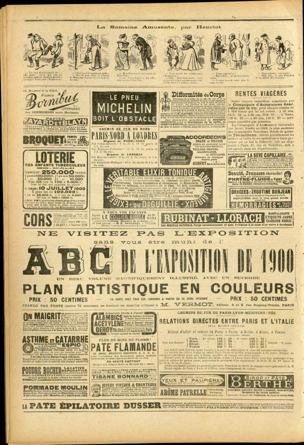 
						Affichage en mode lecture de la page
					