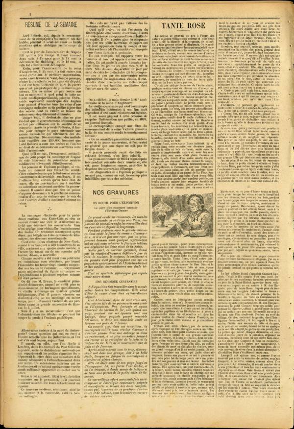 
						Affichage en mode lecture de la page
					