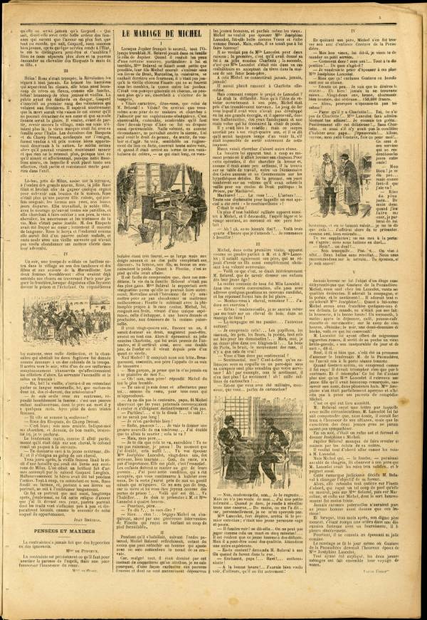 
						Affichage en mode lecture de la page
					