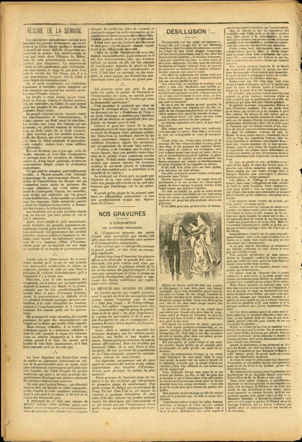 
						Affichage en mode lecture de la page
					