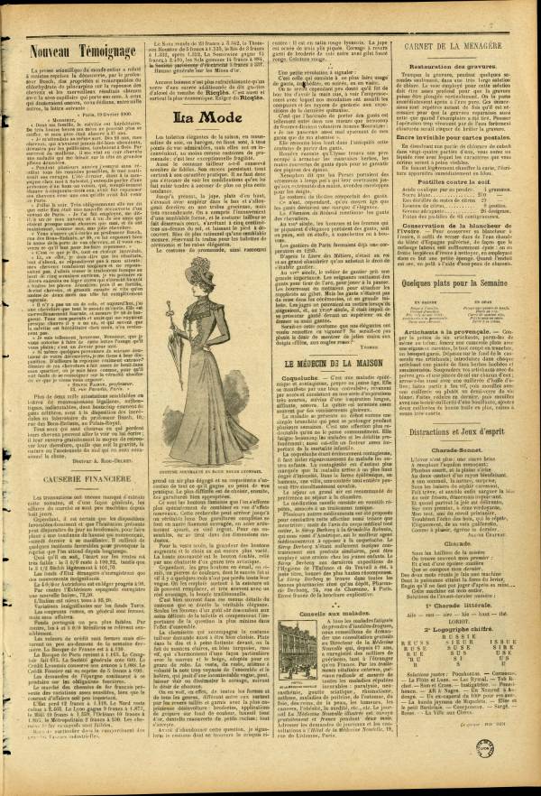 
						Affichage en mode lecture de la page
					