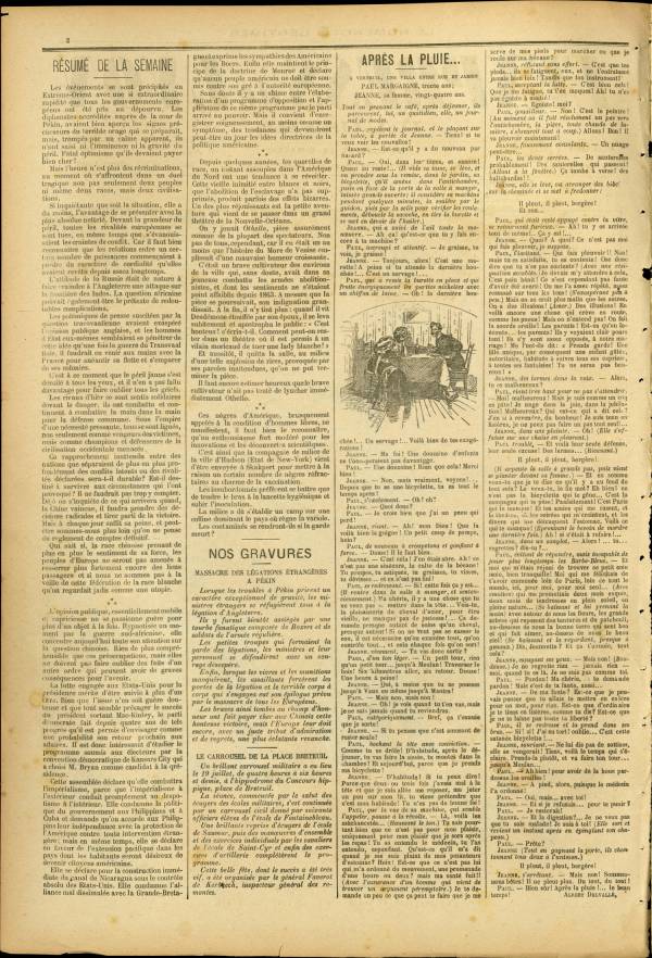 
						Affichage en mode lecture de la page
					