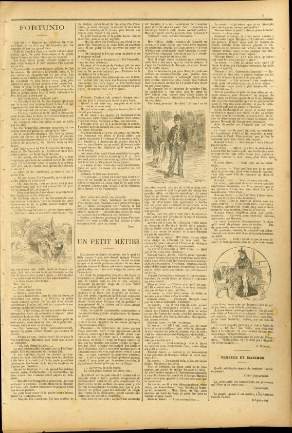 
						Affichage en mode lecture de la page
					