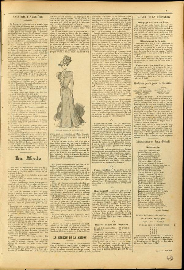 
						Affichage en mode lecture de la page
					